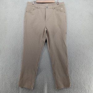 Mack Weldon Pants Mens‎ 36x34 Beige Brown Performance Stretch Athleisure Jeans